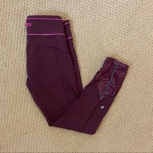 Lulu lemon cropped leggings